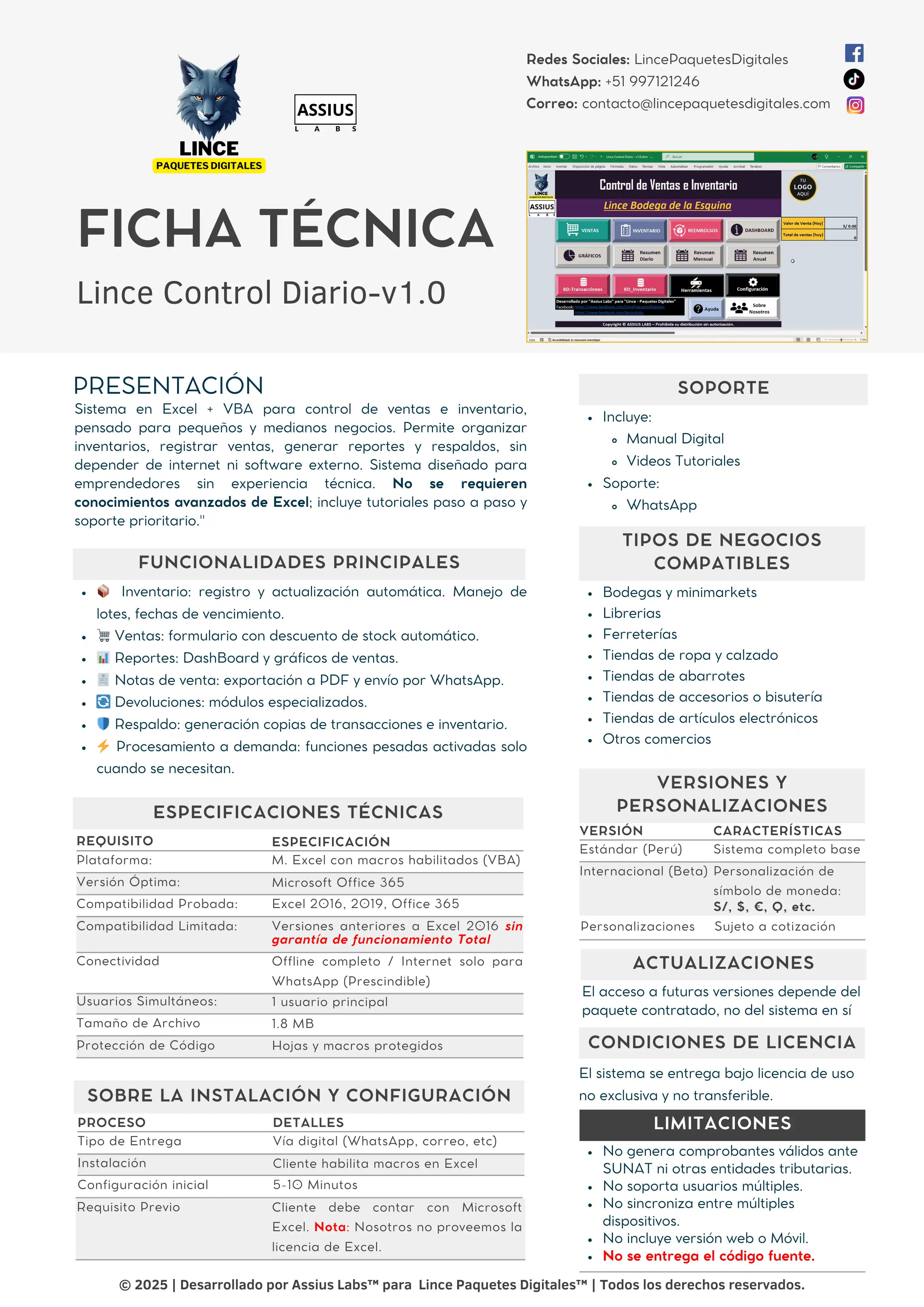 Ejemplo Paquete Emprendedor